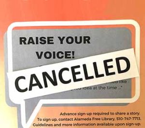 Cancelled Raise Your Voice 340