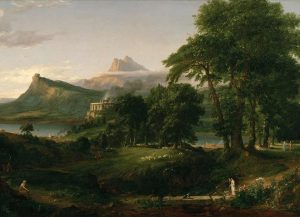 The Course of Empire: The Arcadian or Pastoral State by Thomas Cole, 1836