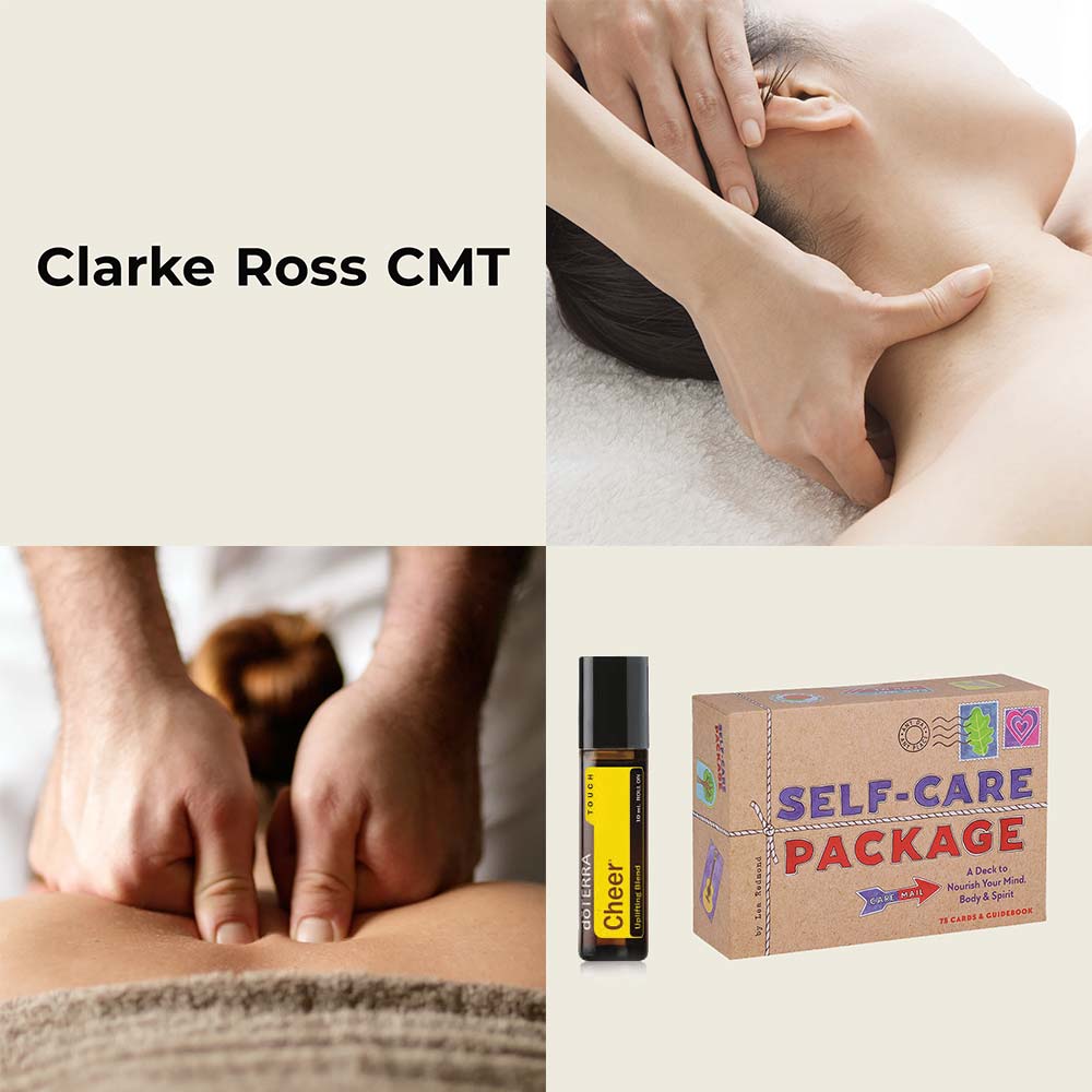 Relax & Rejuvenate: Massage & More! Clarke Ross, CMT + doTerra Spa Roller +  Self Care Package Deck | Rhythmix Cultural Works ®