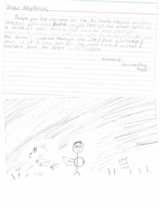 PAL Student Letter 8